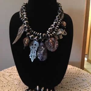 Handmade stone necklace and bracelets